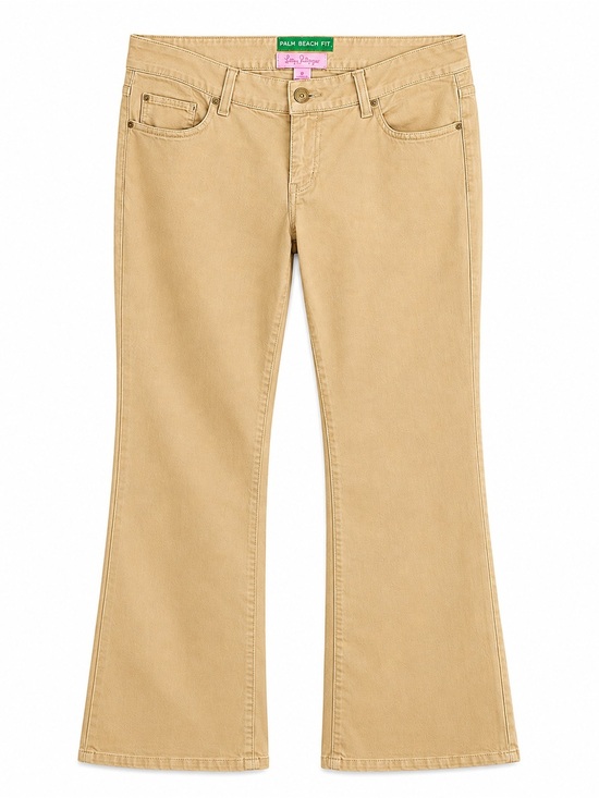 Lilly Pulitzer Denim - Lilly Pulitzer Khaki Chino Palm Beach Fit Tan Pants Low rise Preppy Minimalist